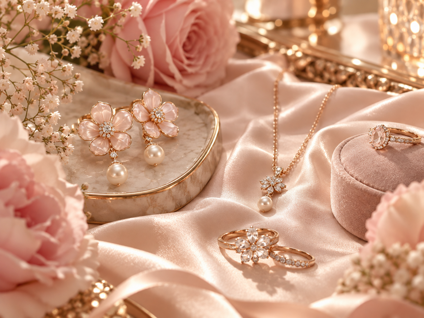 Blush and Dazzle jewellery collection